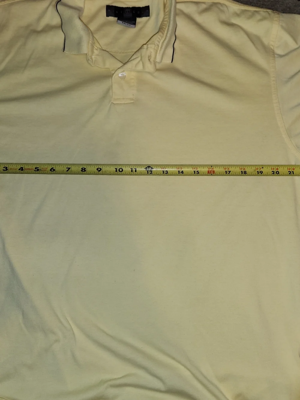 0Nike Golf Men's Pale Yellow Polo